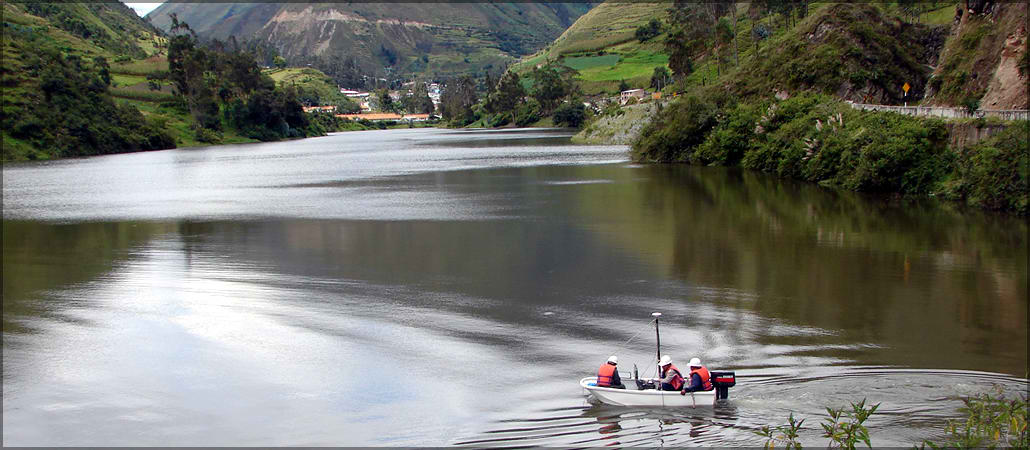 Batimetría en Lagos, Lagunas y Embalses