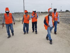 Equipo de trabajo en Desierto de Piura - 2018