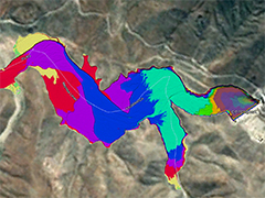 Levantamiento Topo-Batimétrico de Presa Limón - Cajamarca - Setiembre 2022 - Vista de planta