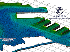 Levantamiento Batimétrico Multihaz de Rada Interior del Callao - Mayo 2022 - Vista 3D