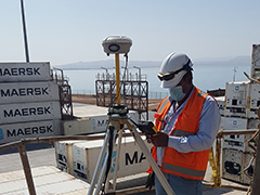 Instalación de Estación Base para envío de correcciones RTK a GPS de embarcación - TP Paracas Diciembre 2020