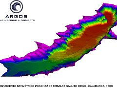 Levantamiento Batimétrico Monohaz de Embalse Gallito Ciego - Cajamarca, Perú