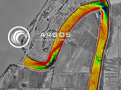 Batimetría Multihaz de río X - Octubre 2021